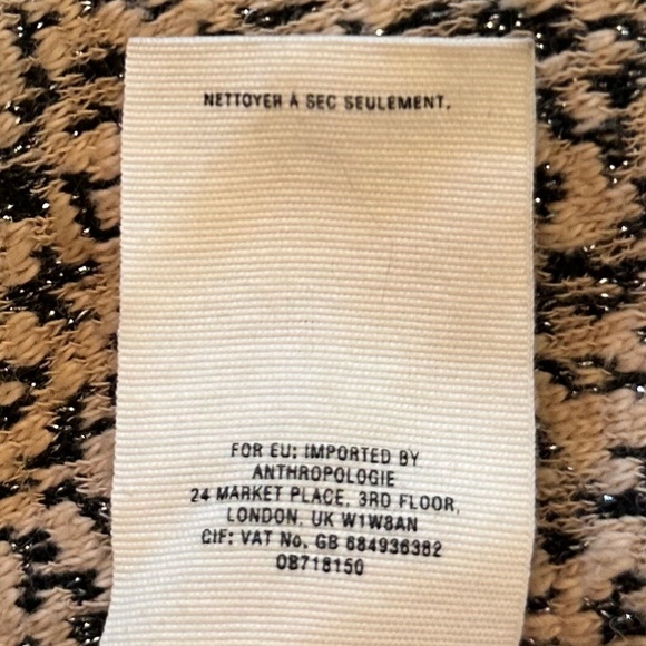 Anthropologie Caronnier Leopard Metallic Relaxed Coat - Size L - Picture 13 of 13